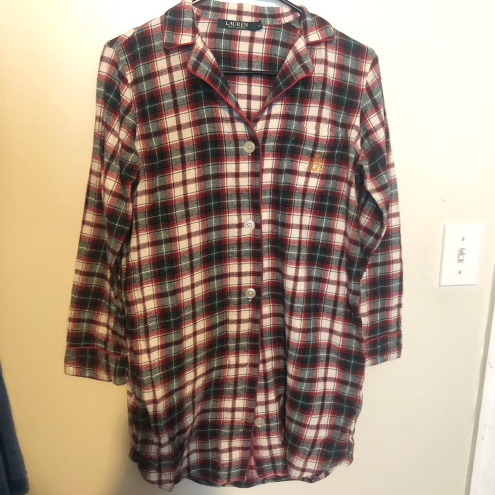 RL Plaid Sleep Shirt